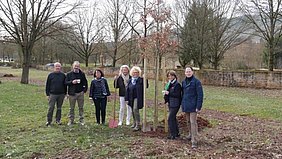 Baumspende des Rotary Club Römische Weinstraße für die Kulturgeschichtliche Begegnungsstätte in Föhren